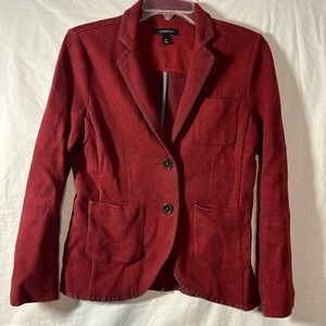 FREE W/ PURCHASE LANDS’ END Blazer- Maroonish Red -